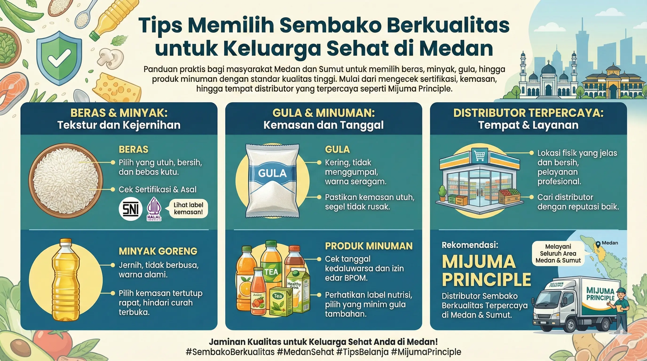 Tips Memilih Sembako Berkualitas untuk Keluarga Sehat di Medan